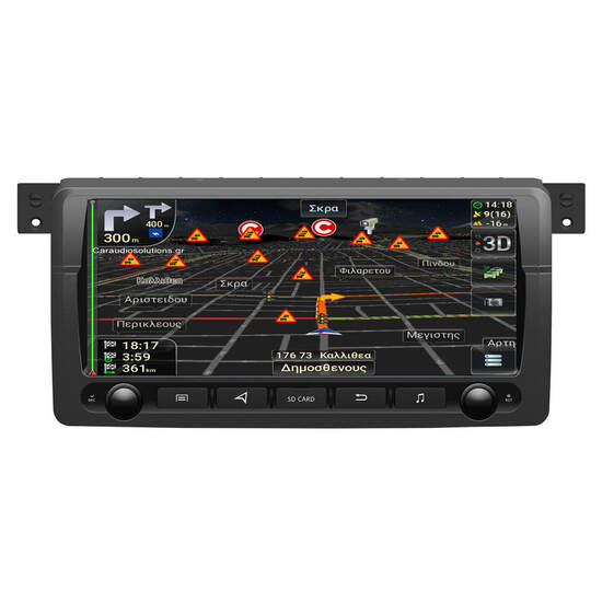 RNavigator 8C-BM14-2 Multimedia Navigation GPS - ΟΕΜ 8,8'' touch screen mirrorlink - BMW 3 E46 1997-2007 - Android 9.0 Pie - 8 Core 4 gb ram 32 gb rom  - Caraudiosolutions.gr