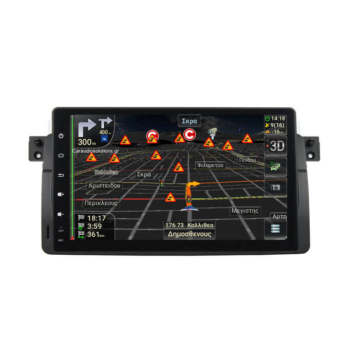 RNavigator 8C-BM19 Multimedia Navigation GPS - ΟΕΜ 9'' touch screen mirrorlink - BMW 3 E46 1997-2007 - Android 9.0 Pie - 8 Core 4 gb ram 32 gb rom  - Caraudiosolutions.gr